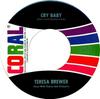 7-дюймовая пластинка TERESA BREWER - Cry Baby 62428 Coral 1964 Не из Японии Поп Б/У