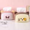 Moisture-proof Cartoon Tissue Box Cute Paper Holder Portable Tissue Case Cover Dining
