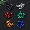 Alloy Anodized Bike Wheel Spoke Nipples Bicycle Wheel Accessories Cycling Spokes Nipples Multicolor