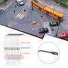 Post Model Street Lights 1:87 Street Light Single Head