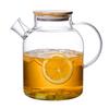 Large Transparent Glass Teapot Loose Leaf Tea Maker Tea Brewer for Water Drink Juice Camping