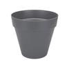 ELHO Round Flower Pot Loft Urban - Ø 38.5 X H 35.3cm - Anthracite Grey - With Wheels