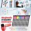 Water Based Children's Environmentally Friendly Colored Pen Board With Wiping Whiteboard Pen Liquid Capacity: 2ml * 12