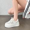 Mesh Breathable Little White Shoes Women's Summer Breathable Small Thick Soles Increase Height 6 Versatile Casual Board Shoes
