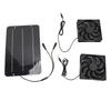 50W Solar Panel Powered Exhaust Fans Kit IPX7 Water Proof Solar Panel Ventilation Fans 4000 RPM for