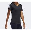 Adidas Own The Run Tee Running Short Sleeve Women Tops Black DQ2618