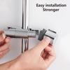 Shower Sliding Sleeve Simple Installation Shower Head Holder Universal Design Firmly Fixed Shower Lift Rod Sliding Sleeve