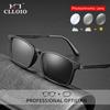 CLLOIO UltraLight Titanium Temple Anti Blue Ray Reading Glasses 1.56 Index Photochromic Myopia Prescription Progressive Glasses