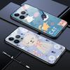 Tempered Glass Phone Case For Huawei P30Lite Honor 90Lite 9X X6A X9B Infinix Hot40 Note30 Tecno Spark20 Moto G15 G22 Soft Edge Shockproof Smooth Shell