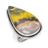 Bumble Bee Jasper Gemstone 925 Sterling Silver Jewelry Ring Size 7