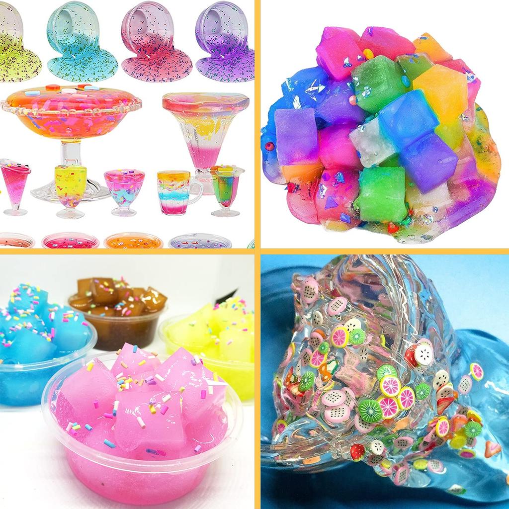 Jecimco Slime & Wheat Clay Deluxe 36-Color Set (Molds, Tools, Storage Box / Box 23.5 × 17.5 × 15.4 Cm) for Clay Play & Pretend Cooking