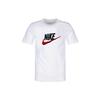 Logo Round Neck Short Sleeve T-Shirt Men Tops White AR4994-100