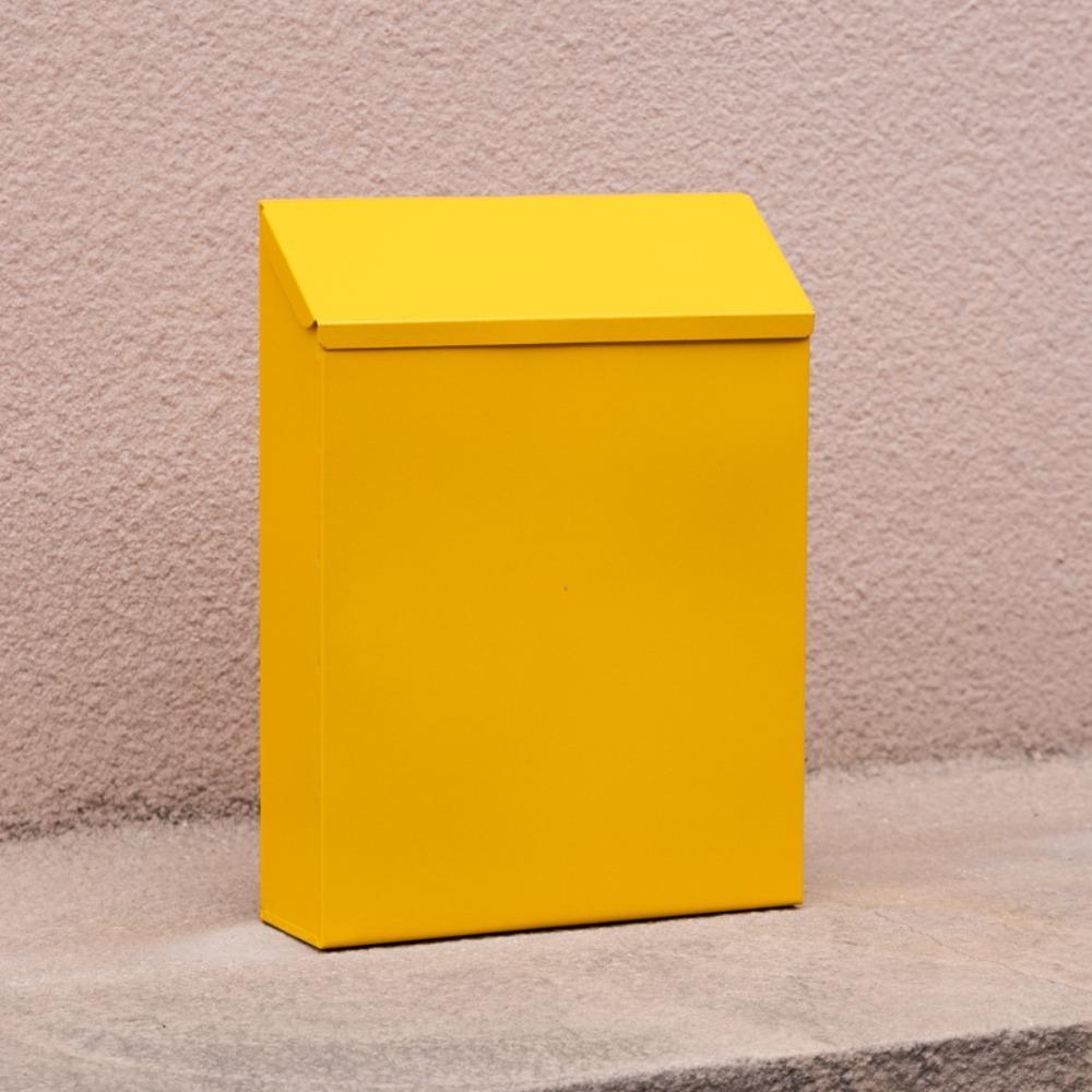 Metal Mailbox Letter Box Wall Mounted Mailbox Versatile Drop Box  for Outside House