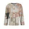 Women's Fashion Long Sleeve Christmas Snowman Snowflake Print Jacket Cardigan