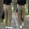 Women's Spring and Autumn Solid Color Simple Commuter Work Pants High Waist Slim Pants