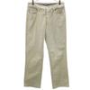 Made In Italy Lame Long Pants W27 Beige Stretch Women Used