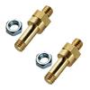 EsiFare Brass Long Stud Side Post Terminal Pack of Standard Side Post Extender Studs for Side Terminal Battery Terminal Bolts for Side Mounting