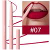 Nude Tapered Lip Liner Pencil Matte Creamy Plumping Lip Stain Waterproof Natural Nude Brown Slim Lips Liner Make Up Long-Lasting