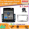 9.7" Vertical Style Tesla Screen Car Radio For Volkswagen Passat 7 B7 NMS 2011 - 2015 GPS Navigation Multimedia Player Carplay