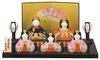Nishikisai Hanamiyabi Hina Dolls, Perfect for Baby Showers, Hinamatsuri (Girl's Day), Celebrations, Birthdays, and Other Celebrations.