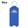 Lipstick Lip Gloss Bag Keychain Holder PU Leather Chapstick Pouch Key Ring Portable Lip Balm Bottle Packaging Cover Key Chain