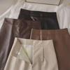Women's High Waist PU Leather A-Line Skirt - Slim, Casual, Short Korean Style for Autumn/Winter 2023