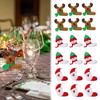 Christmas Wine Glass Decoration Cup Bottle Cover Xmas Home Party Event Table Decor Supplies