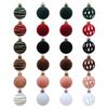 12pcs Creative Christmas Ball Pendant 6cm Xmas Tree Ornament New Bubble Balls  Merry Christmas