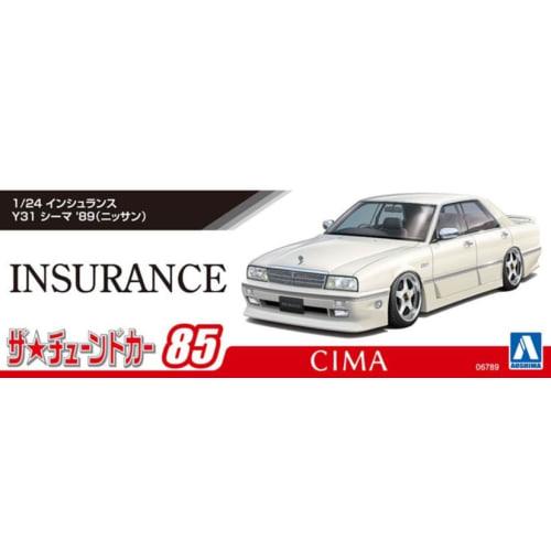 Aoshima Bunka Kyozai (AOSHIMA) 1/24 The Tuned Car No. 85 Nissan Insurance Y31 Cima '89 Plastic Model