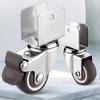 4Pcs Heavy Duty Furniture Wheel Castor 1.25inch Quiet Trolley Wheel 360 Swivels Casters for Trolley Office Desk Chair