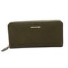 Long Wallet with Coin Purse Round Zipper Type Genuine Leather Perla Green [Dakota] Women's DA-30053-50
