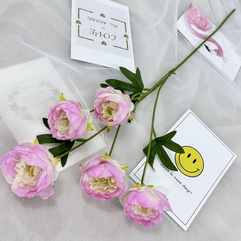 Flower Artificial Peony Wedding Hotel Restaurant Decoration Desktop Ornament