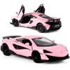 McLaren 600LT Supercar 5 Inch Metal Car Simulation Diecast & Toy Vehicles RMZ City 1:36 Alloy Model Pull Back Action