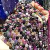 Small Natural Stone Beads Tourmaline Sun Stone Garnet Amazonite 3 4 5mm Section Loose Beads for Jewelry Making DIY Bracelet