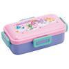 Care Bears PFLB6AG-A Bento Box, 530ml, Single Tier, Made In Japan, with a 4-Point Lock for Leak-Resistant Storage, Dishwasher and Microwave Saf