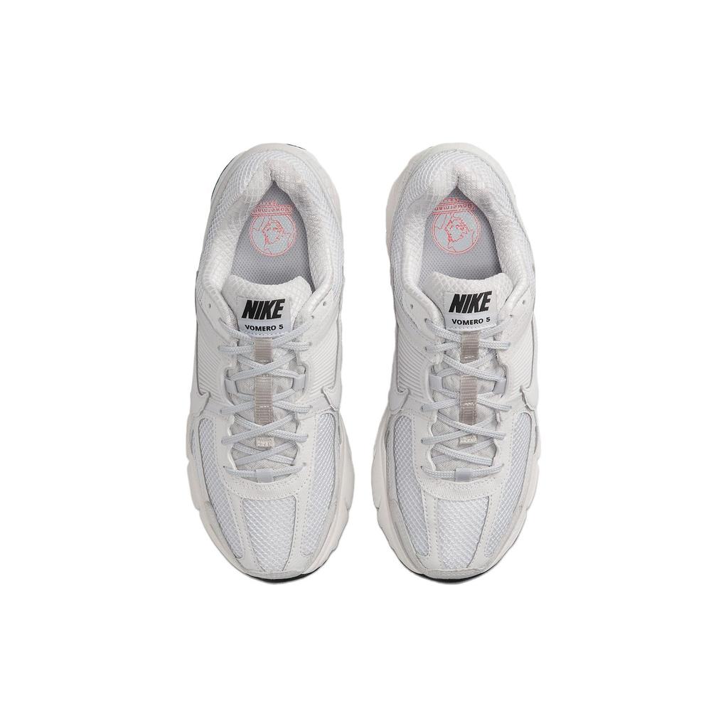 Nike Air Zoom Vomero 5 White Vast Grey Women Sneakers Black Sail FQ7079-100