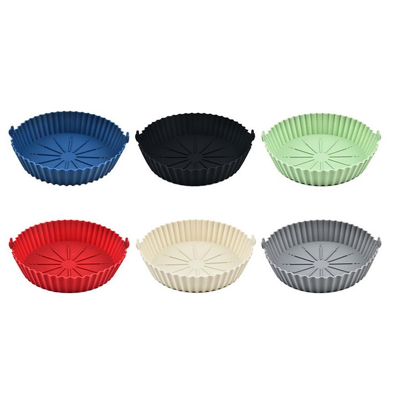 Air Fryers Oven Baking Tray Fried Chicken Basket Mat Airfryer Silicone Bakeware