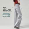 Women's High Waist Gray Wide Leg Jeans - 2025 Summer Slimming Straight Pants