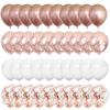 40pcs 12inch Rose Gold Mixed Confetti Latex Balloons Backdrop Birthday Wedding Bachelorette Party Decoration Adult Anniversary
