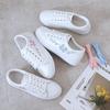 Fashion Embroidered Little White Shoes Women's 2024 Spring New Student Thick Sole Board Shoes Sports Sneakers Women Platform Shoes