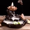 Butterfly Backflow Incense Burner Waterfall Sandalwood Sticks Incense Holder Ceramics Home Decor Teapot Ornaments