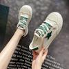 2025 New Women's Shoes Platform Mesh White Shoes Women's Summer Versatile Leisure Sports Board Shoes Breathable Biscuit Shoes