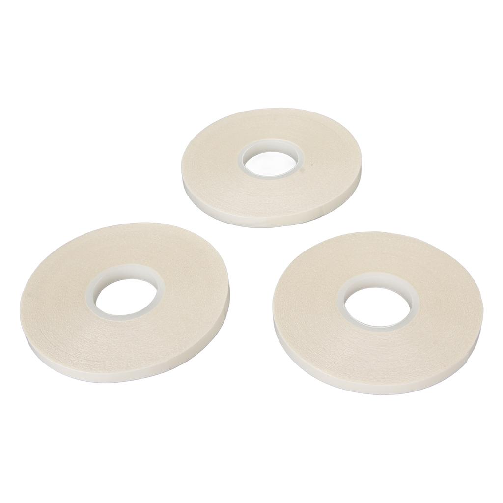 1/4 Inch Water Soluble Double Sided Tape 3 Rolls 16 Yard Each Wash Away Tape Sewing Tape for DIY