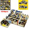 1310 PCS Brooklyned Nine Building Block Set Sitcom Nine Movie Office City Architecture Polices Station Model Toys Fans Xmas Gift