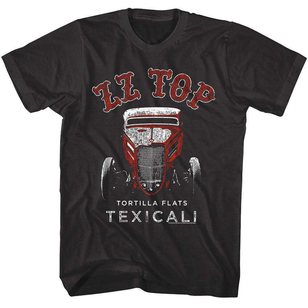 ZZ Top Tortilla Flats Men's T Shirt Car Garage Album Rock Band Concert Tour