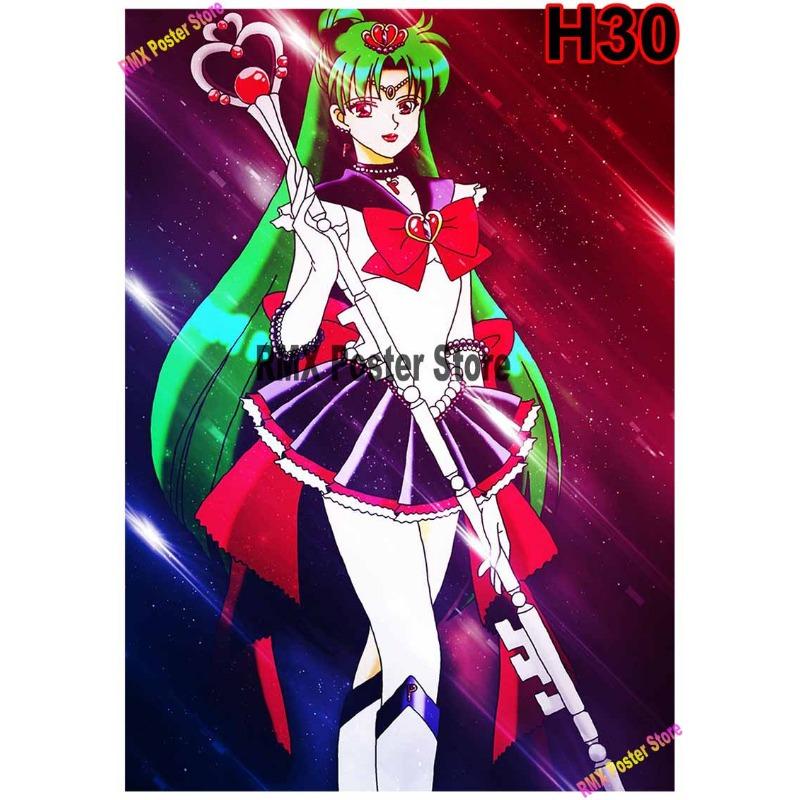 Classic Anime Sailor Moon Poster White Coated Paper Cartoon  Girl Poster Wall Stickers Home Room Bar Decoration Art Painting