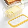 Grade Large Capacity Transparent Butter Storage Cutter Fridge Container Kitchen Supplies