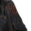 Men's Autumn and Winter Personalized Leather Jacket Slim Fit Multi Pocket Zipper Jacket