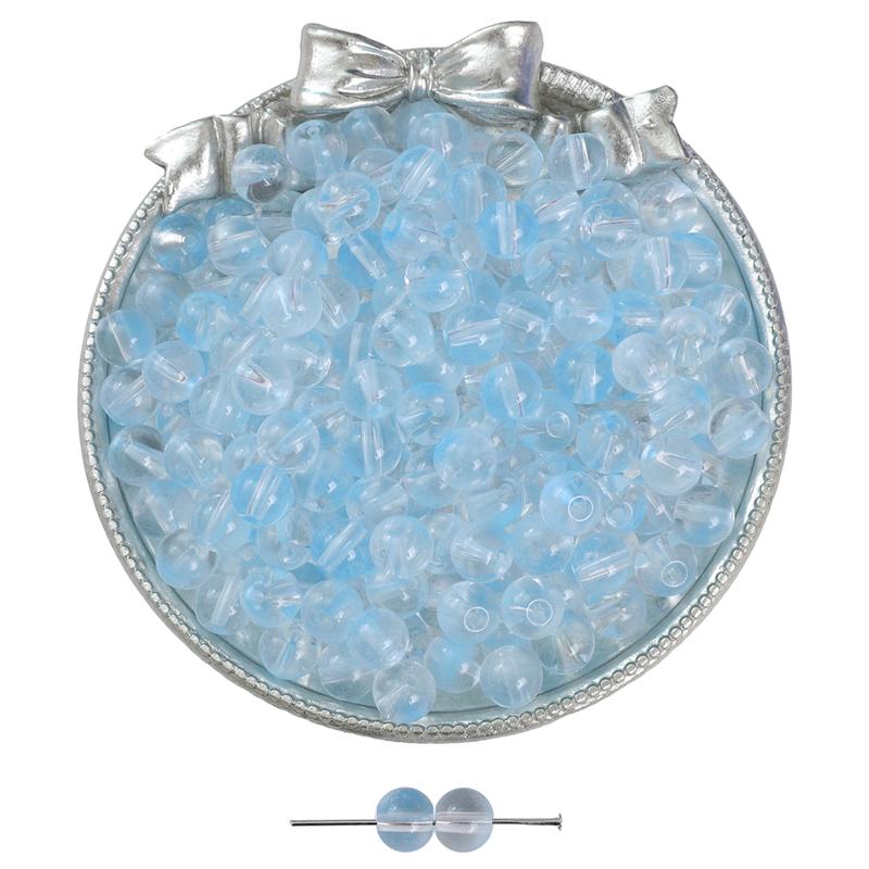 2000Pcs Crystal Glass Beads Jelly Bubble Loose Spacer Beads for DIY Necklace Bracelet Jewelry Making