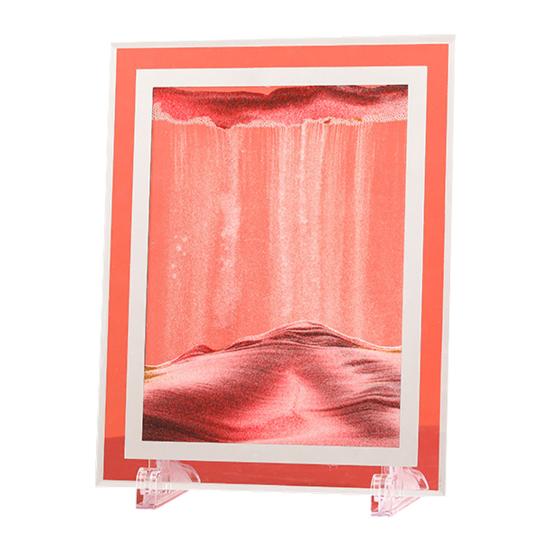 Hourglass Picture Dynamic Art In 3D Rectangular Moving Sandscapes Motion for Gifts